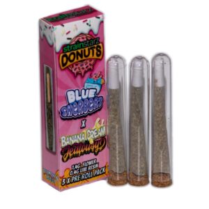 StrainStarz Donuts Blue Sherbet x Banana Cream Jealousy